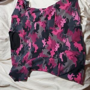 Infinity scrub top Camouflage! Pinks!